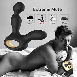 Rechargeable Vibrating Stimulator Plug 9 Stimulation Patterns, Male Postate Massager for Man Wireless