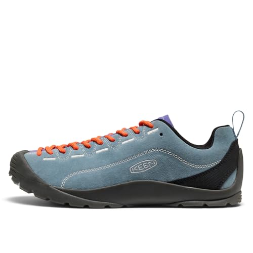 KEEN Women's Jasper Low Height Climbing Approach Style Sneakers, Faded Denim/Skipper Blue, 63