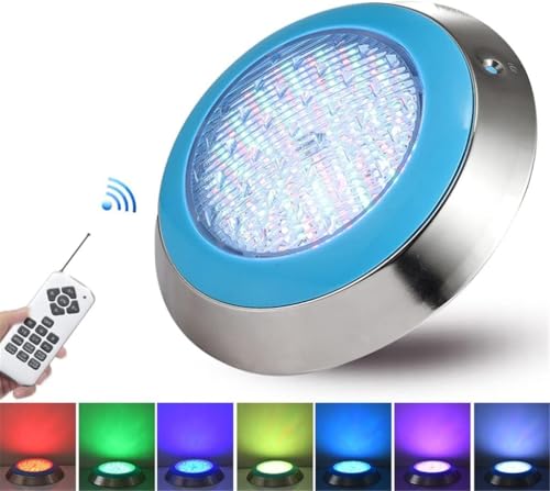 Lampe de piscine LED bleu étanche pour illuminer vos soirées d'été