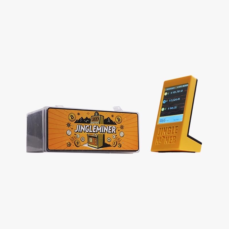 Image of BTC Solo Lottery Monitor | 1W Ultra-Low Power | Wi-Fi Crypto Mining Monitor | Zero-Noise 0dB | Plug & Play Unibody Design | USB-C Powered | Supports BTC Solo Lottery Mining