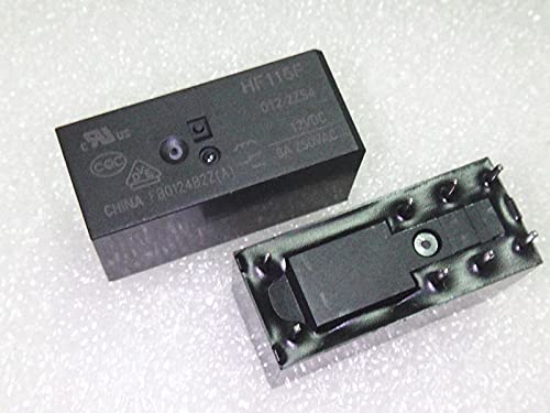10PCS 8Pins 12V JQX-115F-012-2ZS4 HF115F-012-2ZS4 8A 250VAC Power Relays