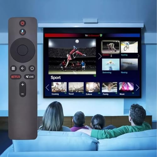 Controle Remoto XMRM 006 Compatível Mi Box S 4k - MI Box MDZ-22-AB - Controle substituição com coman