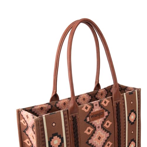 Image of Wrangler Purse Western Aztec Tote Bag Women Top Handle Handbags with Detachable Strap | Western