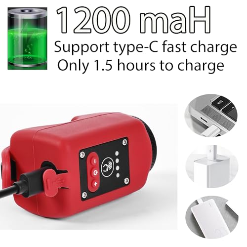 image for LESOVI Electric Bike Horn Bike Light 2 in 1; 110 dB Bicycle Horn 5 Sou