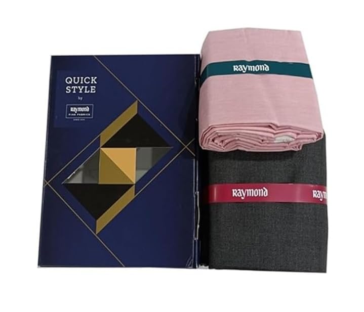 raymond fabrics Men's Pure Cotton Shirt and Cotton Trouser Unstitched Fabric Set - Gift Pack (Multicolour_Free Size) 304-picture-39