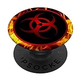Biohazard Bio Hazard Nuclear Zombie Apocalypse PopSockets PopGrip: Swappable Grip for Phones & Tablets