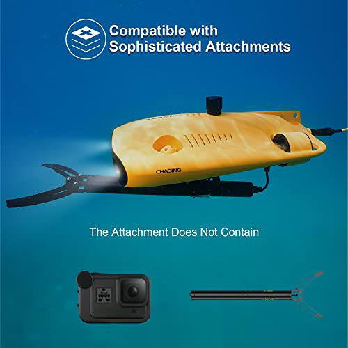 Chasing Gladius Mini S Upgraded Underwater Drone Diving Equipment 4K Resolution + Eis Camera Dive To 330Ft, 660Ft Radius Wide Rov, With Robotic Arm And Premium Backpack (Mini S) #TOP3