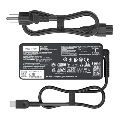LIFKAHY 65W USB-C Laptop Charger Lenovo IdeaPad 3 Slim5