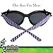 Sun-Staches Beetlejuice Official Sandworm Sunglasses | Beetlejuice Movie Shades | UV 400 | One Size Fits Most