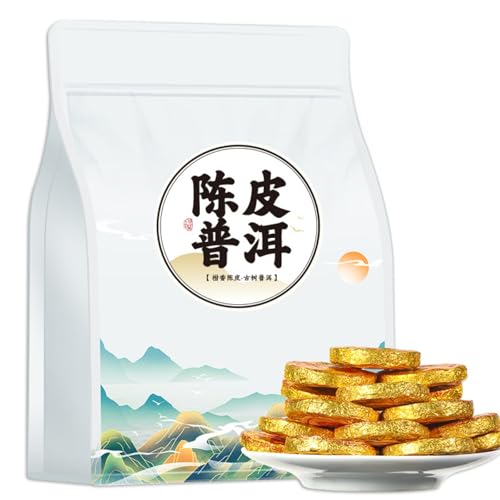 Thé fermenté du Yunnan Pu'er grand cru et écorce de mandarine, charme de thé unique