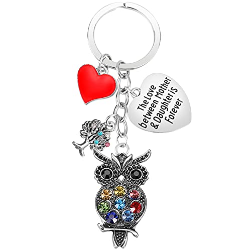 Mom Gifts from Daughter - Christmas Gifts for mom from Daughter, Mother Daughter Gifts , Mom Birthday Mother's Gifts, The Love between Mother and Daughter is Forever Mom Keychain