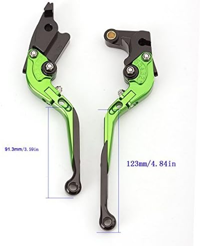 Miniatura 2 de FXCNC Palancas de embrague de freno ajustables ajustables plegables Billet compatibles con Raptor YFM660 01-04, TTR125LLELW 00-16, Banshee 350