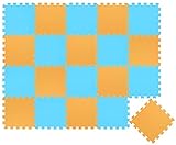 100% SANS PLASTIFIANT - Matelas de sport en salle de jeux, tapis à ramper dans le jardin ... Comme l'exige la loi, les dalles sont bien sûr exemptes de plastifiants (BPA), de formamide et de phtalates.