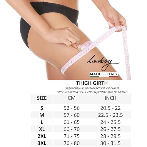 looksy Elastic thigh bands unisex anti-chafing stretchy prevent thigh rubbing satin lined protector anti-slip silicone