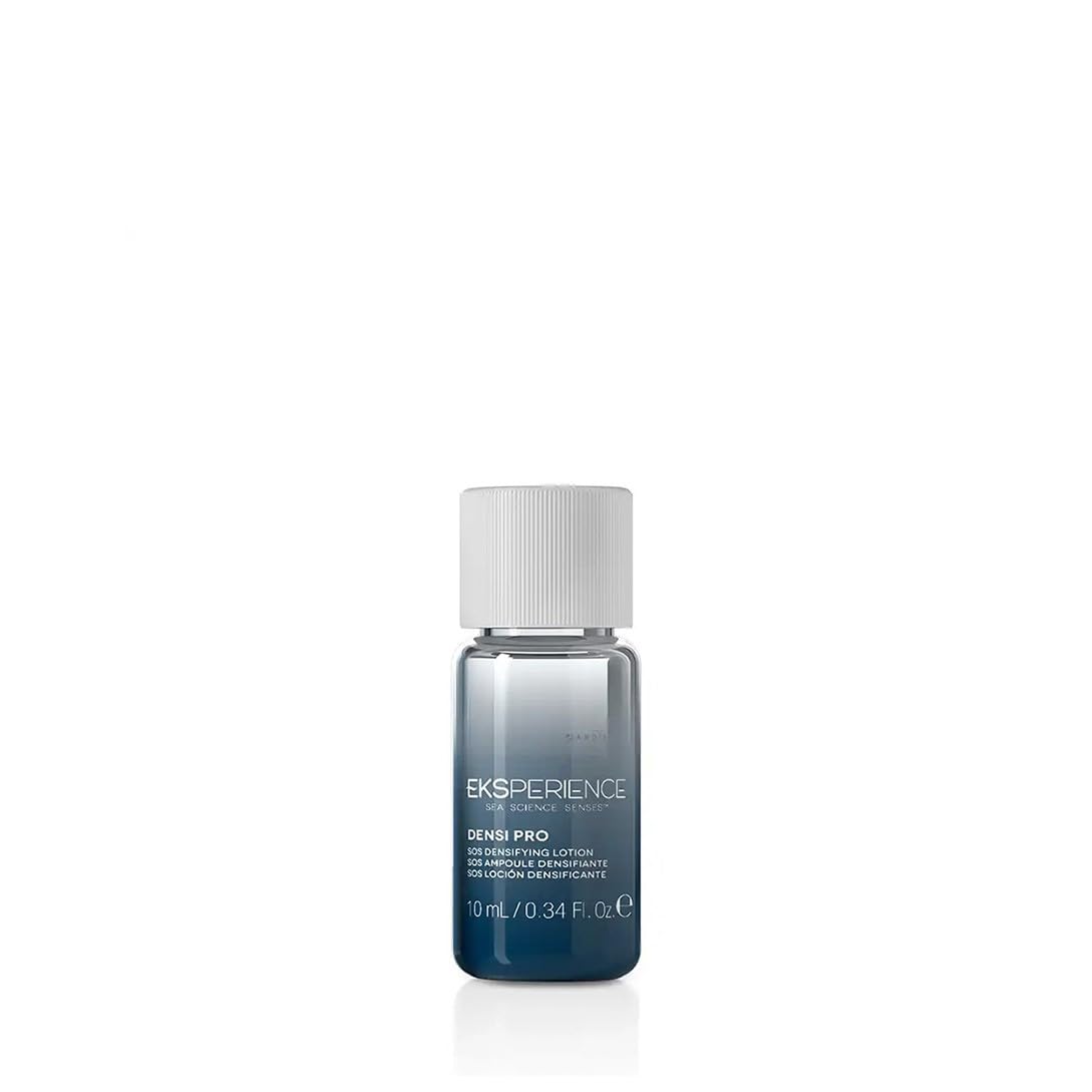 Revlon Professional EKSPERIENCE Densi Pro, Lozione Densificante SOS per Capelli, Formula Vegana, 8 Fiale da 10ml, Trattamento Anticaduta e Volume