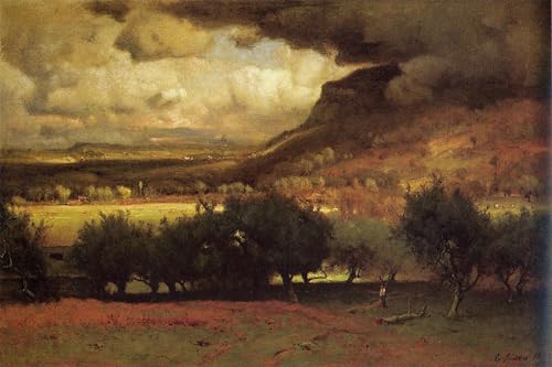 Impression d'affiches George Inness la tempête qui vient affiche toile 60x90