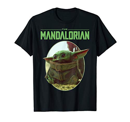 Star Wars The Mandalorian The Child Circle Portrait T-Shirt Star Wars The Mandalorian The Child Circle Portrait T-Shirt