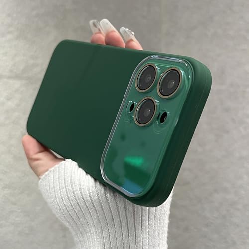 Coque iPhone 14 Pro Max silicone vert foncé mat douceur absolue