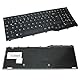 Trade-Shop Laptop-Tastatur mit Rahmen Ersatz kompatibel mit Fujitsu-Siemens Lifebook A514 A532 A544 NH532G52 A555G A562 AH532 (Deutsches Tastaturlayout/Notebook Keyboard Ersatz Deutsch QWERTZ)