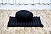 Leewadee Meditation Cushion Set – 1 Round Zafu Meditation Pillow and 1 Square Roll-Up Zabuton Meditation Mat, Pillows Bundle Filled with Kapok, Black