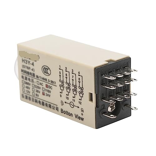 Relé de tiempo H3Y-4 para programar retardo de arranque en motores AC220V 2