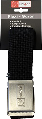 Preisvergleich Produktbild Uniqat Flexi-Gürtel, Polyester, schwarz