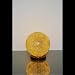 Produktbild Holländer Tischleuchte 1-flg. NARZISO, Glasmosaik amber - Fuß Marmor schwarz