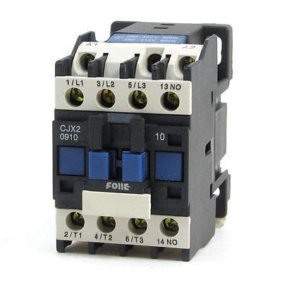 Contacteur CA tripolaire 380V-400V de haute précision pour armoire électrique DIN