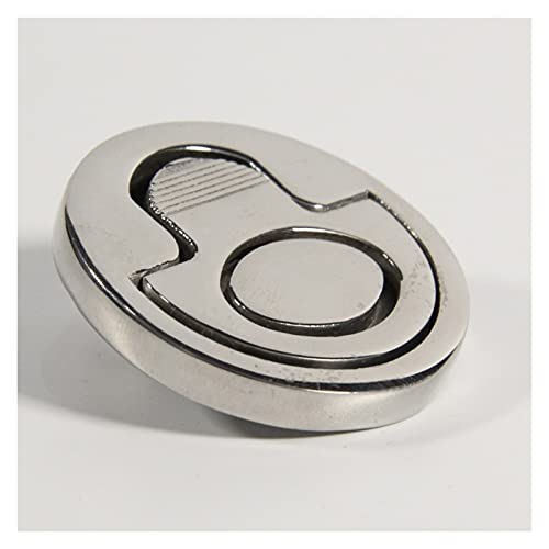 Manetas Puertas Interior Casa 4 UNIDS REDONDO EQUIPA Gabinete Pull Manija Flush Lifting Anillo Escotilla Locker Lock Latch Barco Caravana Hardware Marine Acero Inoxidable