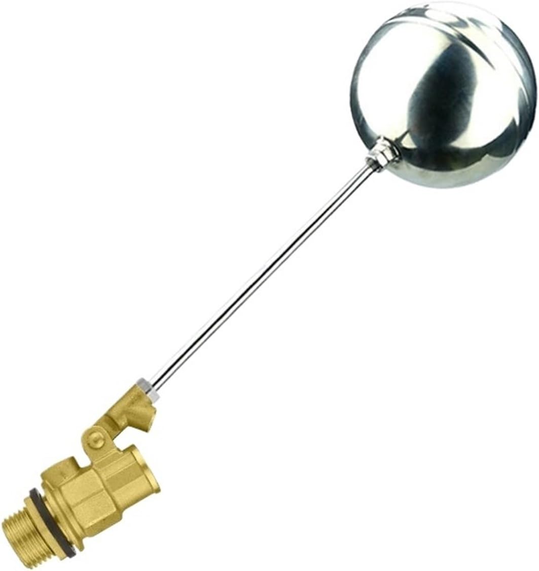 1PCS 1/2" 3/4" 1" Brass Float Valve Water Tower Water Tank Valve Water Level Flow Automatic Control Valve(3/4")