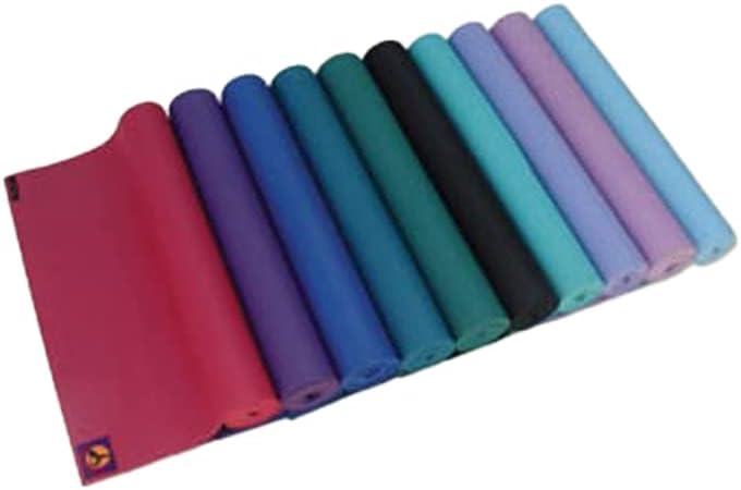 Yogi Mat (Color: Black) - 1/8 inch Thick, Non-slip, Stylish, Latex-Free, Lightweight, Optimum Comfort