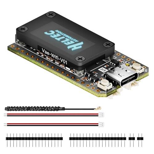 Heltec ESP32 LoRa 32 V4 Development Board with OLED Display Upgraded ESP32 S3 SX1262 27dBm High Power Chip for WiFi Meshtastic IoT Devices Arduino Smart Home and Wireless Communication