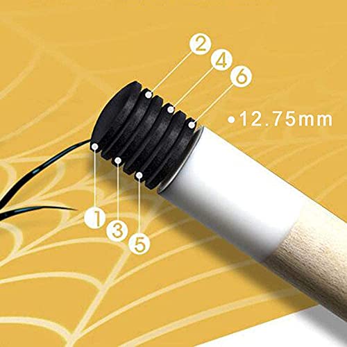 Taco de billar fibra carbono 147 cm con punta 12.75 mm miniatura 3
