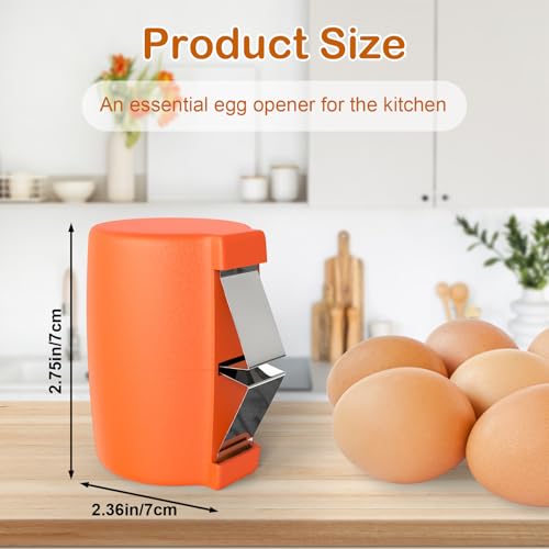 2026 New Upgrade Egg Cracker, Silicone Egg Shell Opener Suitable for Cracking Raw Eggs, Eggs Shell Breaker in Paper Box Packaging, Opens Egging with Ease, Kitchen Convenience Gadget