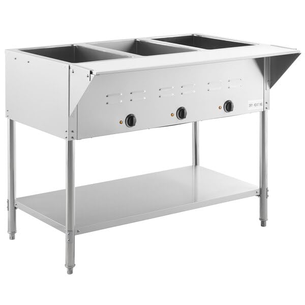 3-Pan Commercial Steam Table