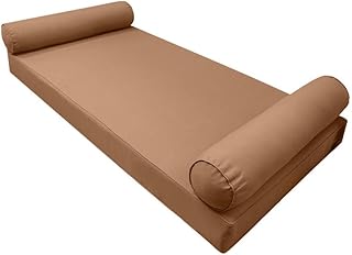 MH GLOBAL |SLIPCOVER ONLY|S5 Outdoor Daybed Mattress Bolster Pillow Cushion Covers Pipe Trim Crib AD104