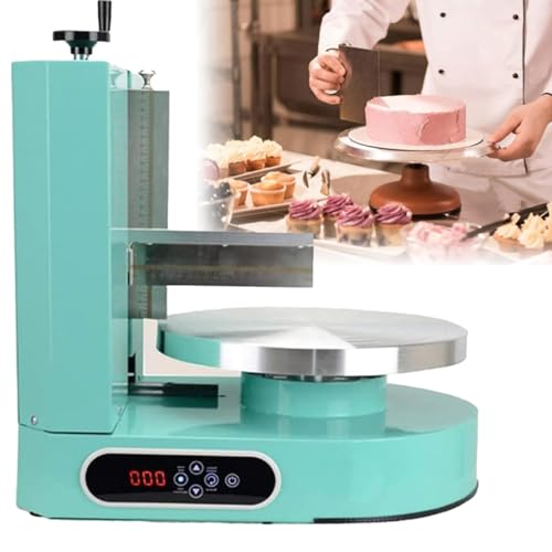 Máquina para glaseado de Pasteles, alisadora automática para glaseado de Pasteles - Herramienta portátil para Decorar y recubrir, Ideal para Pasteles de cumpleaños y repostería.