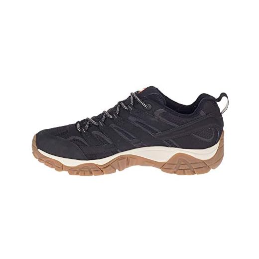 Merrell Moab 2 GTX Low Rise vandringsskor för män, Svart - Svart tuggummi - 39 EU