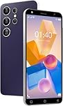 LilCost Cheap 4G Smartphone,2GB RAM+16GB ROM/up to 128GB, 5.0 inch HD Display, Dual SIM Dual Camera,Android 10.0 OS,Wifi,Bluetooth,FM,GPS Mobile Phone (S25Ultra-Dark Purple)
