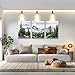 MHARTK66 Wall Art for Living Room Modern Wall Decor for Bedroom Office Decor Abstract Mountain Forest Landscapes Ink Painting 3 Piece Framed Canvas Art Prints Ready to Hang Wall Pictures Home Decor