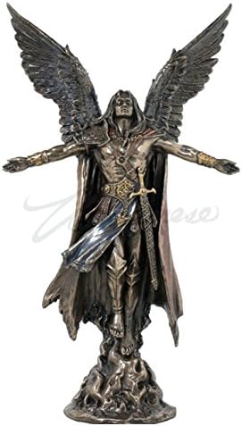 Ascending Saint Michael Archangel Statue 11-inch