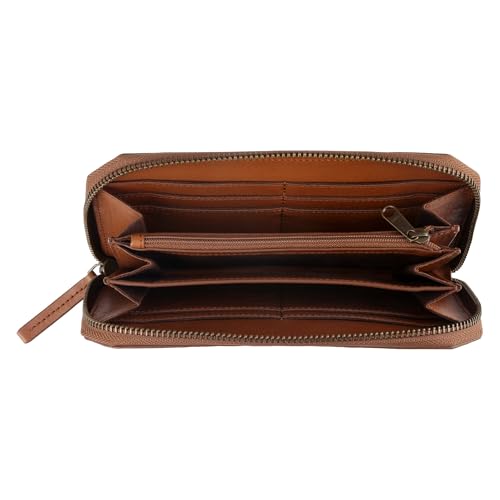 Carhartt Womens Casual Full Grain Leather Wallets, Multiple Card and Cash Compartments for Easy Access4