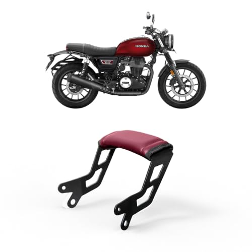 Image of Auto Infinity Grab Rail with Comfort Cushion Compatible with Honda CB350-RS (Red, Pack of 1)