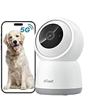 ieGeek 2.4/5GHz Camara Vigilancia WiFi Interior 2K...: 360° Seguimiento Automático y Detección AI: Identifica de forma inteligente a personas o mascotas y sigue automáticamente sus movimientos para una vigilancia de 360°. Cuando se produzca un movimiento o sonido inusual en su hogar, la camara vigilancia...