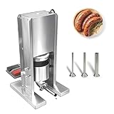Joyfitness Embutidora De Chorizos, Máquina Automática De Nudos De Salchichas, Embutidora Electrica De Acero Inoxidable, Control con El Pie, para Restaurante Supermercado Hogar Cocina