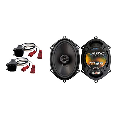 Compatible with Ford Crown Victoria 1998-2011 Front Door Factory Replacement Harmony HA-R68 Speakers