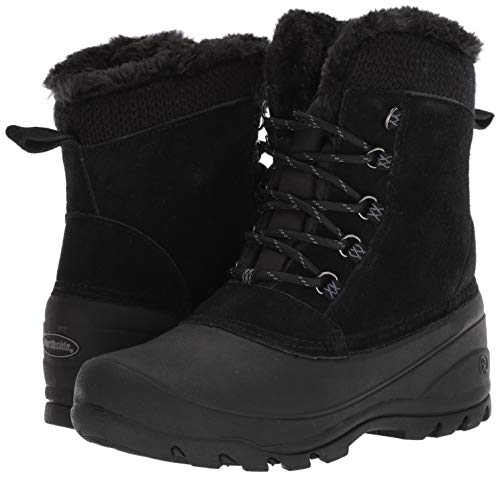 Northside Women's Ferndale Snow Boot, Black/Charcoal, 6 #TOP6