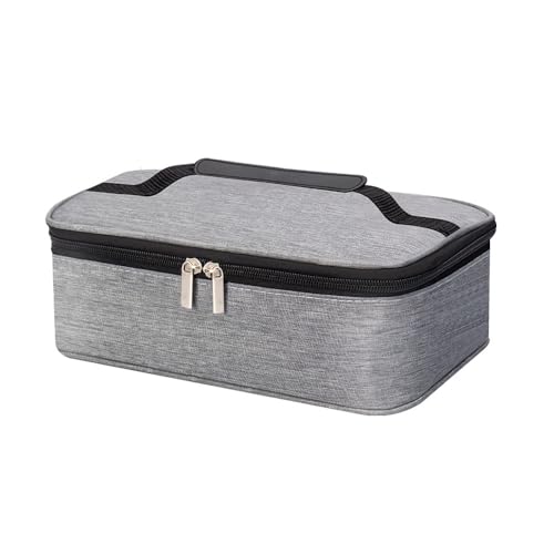 QKEPCY Bolsa Térmica Rectangular Portátil Almuerzo Fiambrera Aislante Transporte Comida Picnic Oficina Trabajo Escuela Viaje