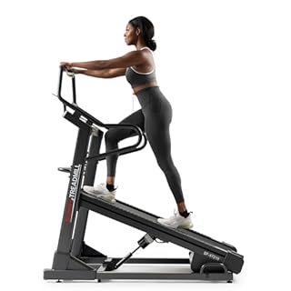 Sunny Health & Fitness Auto Incline Decline Treadmill for Home with Wi-Fi Smart TV Connectivity and Interactive Touchscreen Console, Smooth and Quiet Motor with Cushion Deck, SunnyFit App Access