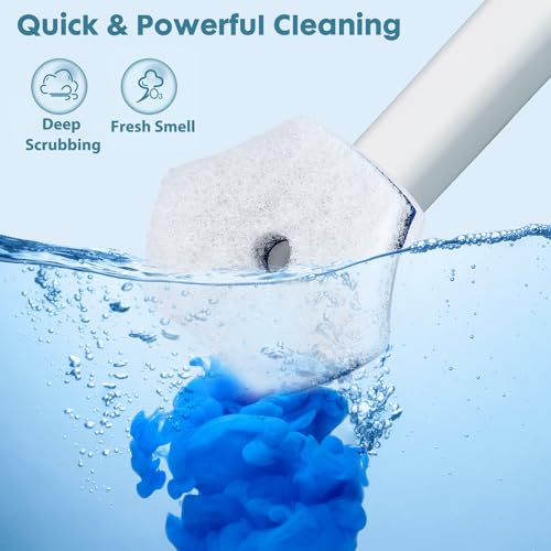 Image of Compatible with Clorox Toilet Wand - Disposable Toilet Brush Head Refills (40 Count)